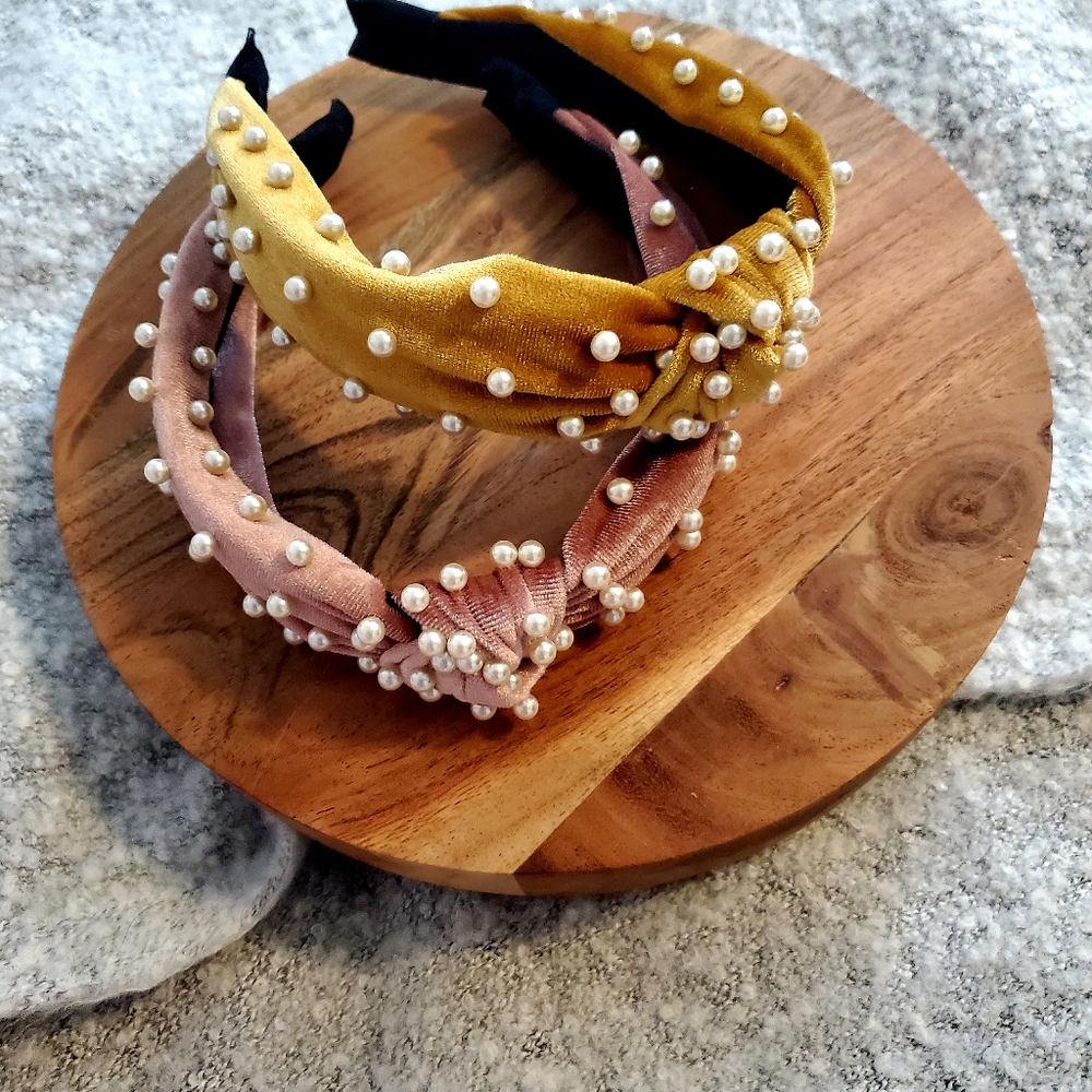 Top Knot Beaded Headbands